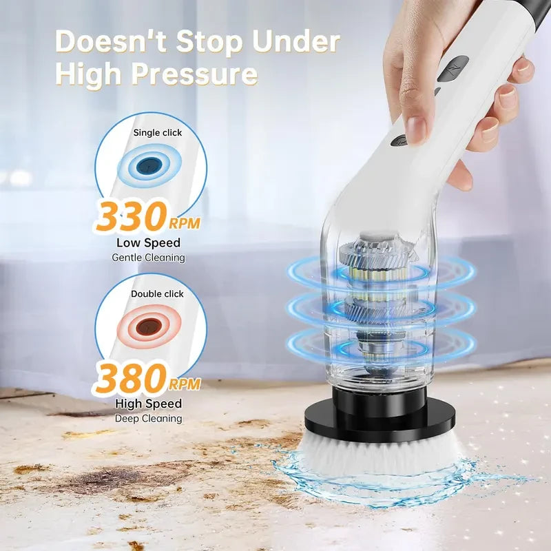 Adjustable Electric Scrubber Brush