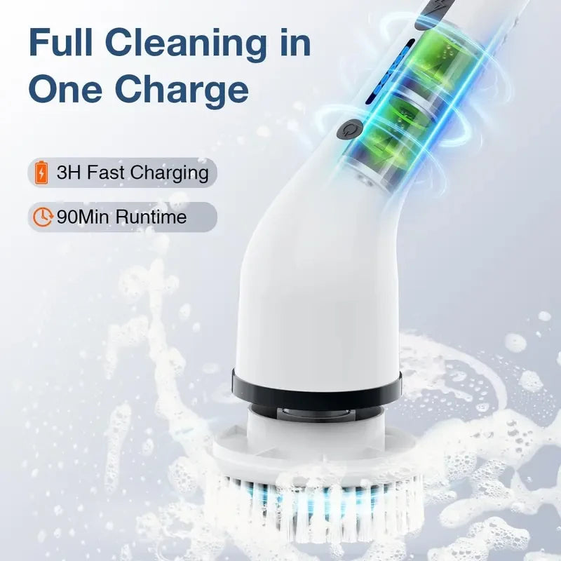 Adjustable Electric Scrubber Brush