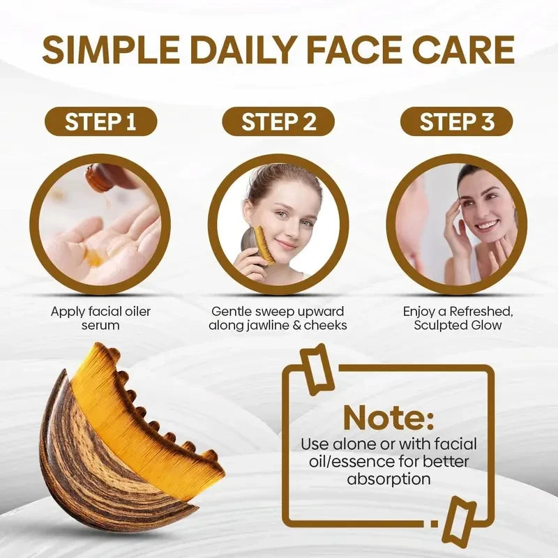 Facial Lymphatic Drainage Massage Brush
